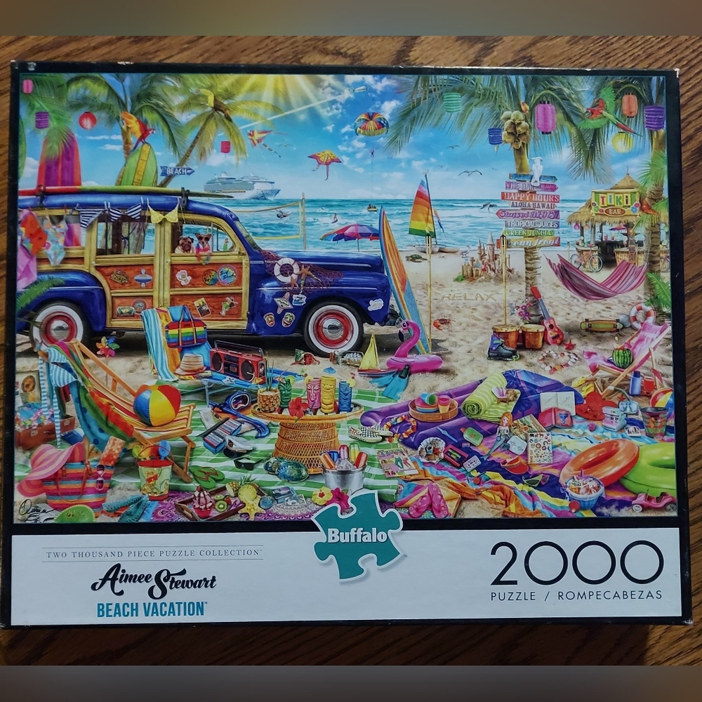 Buffalo Aimee Stewart "Beach Vacation" - 2000 Piece Puzzle